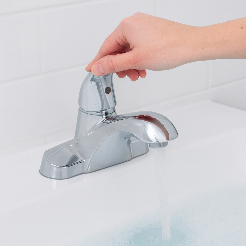 Warm water running into the tub