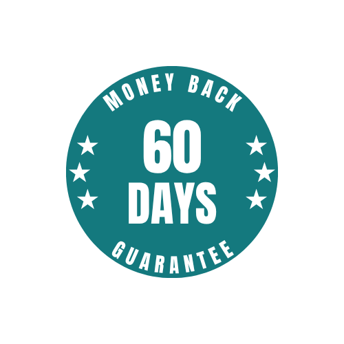 60 days money-back guarantee
