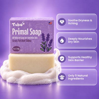Tubo Primal Soap – Grass-Fed Beef Tallow