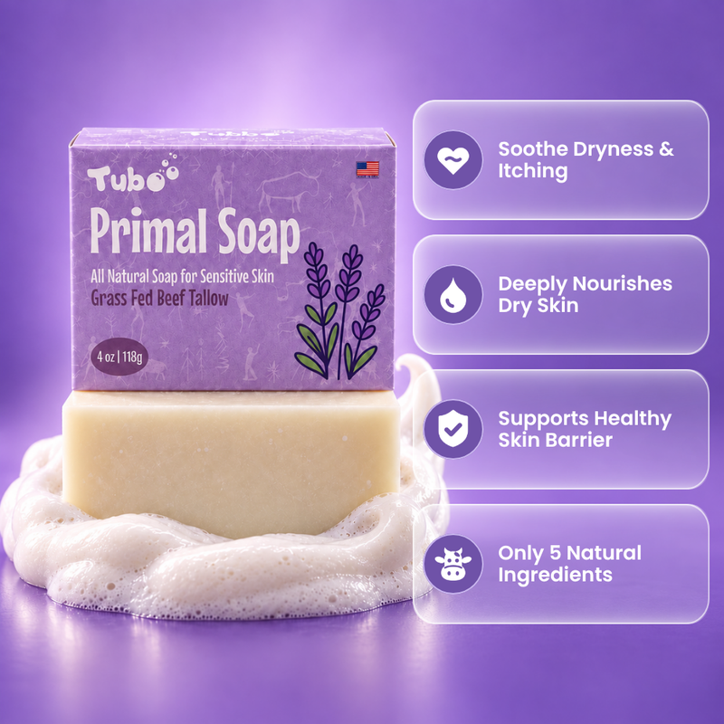 Tubo Primal Soap – Grass-Fed Beef Tallow