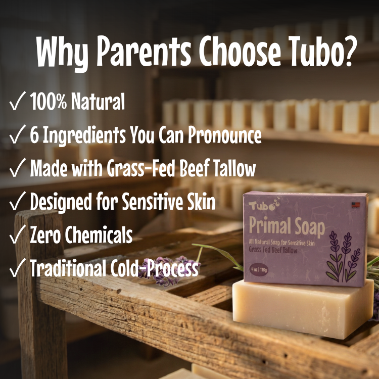 Tubo Primal Soap – Grass-Fed Beef Tallow