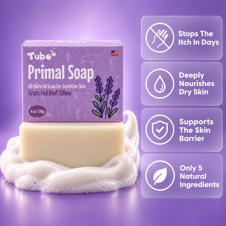 Tubo Primal Soap – Grass-Fed Beef Tallow
